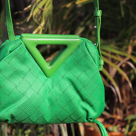 Bottega Veneta green leather vintage style rare edition shoulder bag - Picture 2 of 6